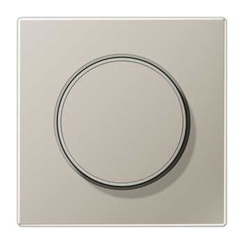 Jung ES1740, Abdeckung für Drehdimmer, Serie LS, Edelstahl