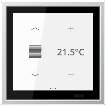 Jung LSZAL459BFD1S, KNX Raumcontroller LS TOUCH, NaV, Aluminium