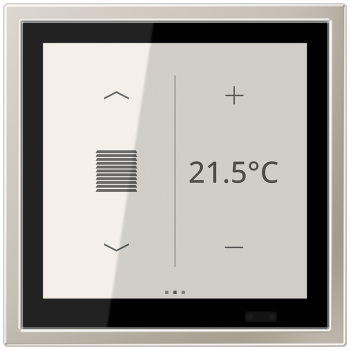 Jung LSZES459BFD1S, KNX Raumcontroller LS TOUCH, NaV, Edelstahl