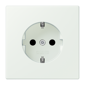 Jung LC1520KI210, SCHUKO Steckdose, 16 A 250 V ~, integrierter erhöhter Berührungsschutz, SAFETY+, Serie LS, outremer gris