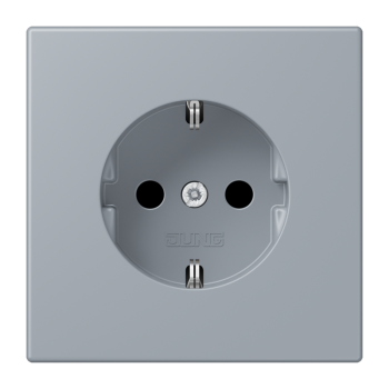 Jung LC1520KI257, SCHUKO Steckdose, 16 A 250 V ~, integrierter erhöhter Berührungsschutz, SAFETY+, Serie LS, gris clair 59