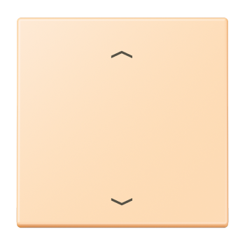 Jung LC1700P223, LB-Management Taster 1fach, mit Pfeilsymbolen, Duroplast lackiert, Serie LS, ocre