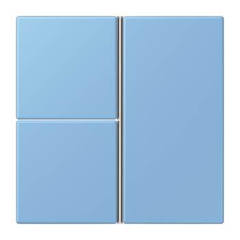 Jung LC403TSA256, Tastensatz 3fach, F40, Serie LS, bleu céruléen 59