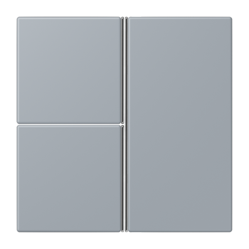 Jung LC403TSA257, Tastensatz 3fach, F40, Serie LS, gris clair 59