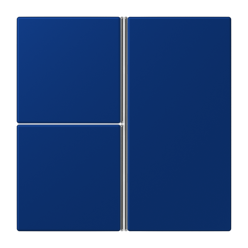 Jung LC403TSA261, Tastensatz 3fach, F40, Serie LS, bleu outremer foncé
