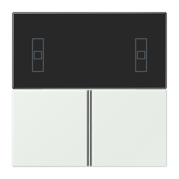 Jung LC4093TSA210, Tastensatz 3fach, F40 Raumcontroller, Serie LS, outremer gris