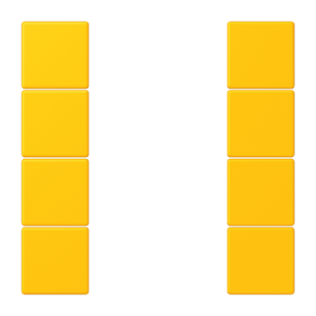 Jung LC504TSA263, Tastensatz 4fach, F50, Serie LS, le jaune vif