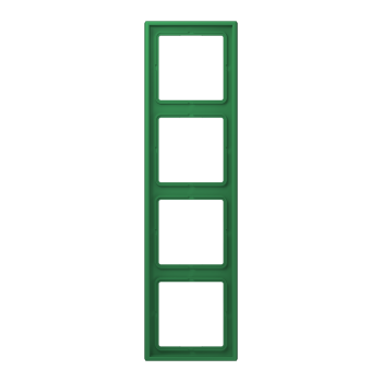 Jung LC984219, Rahmen, 4-fach, LE CORBUSIER, vert foncé