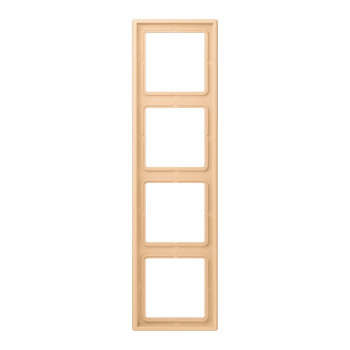 Jung LC984237, Rahmen, 4-fach, LE CORBUSIER, terre sienne claire 31