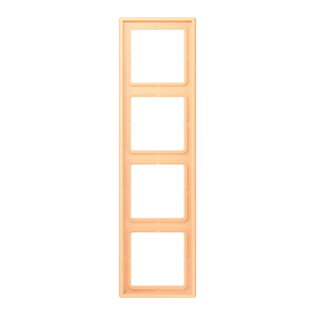 Jung LC984258, Rahmen, 4-fach, LE CORBUSIER, terre sienne claire 59
