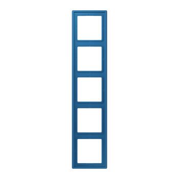 Jung LC985211, Rahmen, 5-fach, LE CORBUSIER, bleu céruléen 31