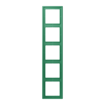 Jung LC985250, Rahmen, 5-fach, LE CORBUSIER, vert 59