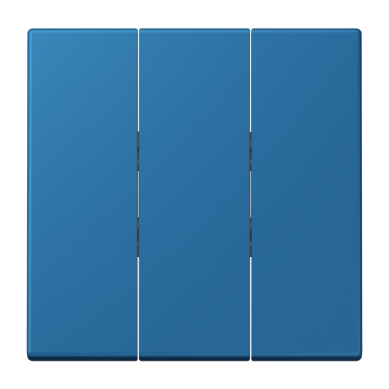 Jung LC993BF211, Wippe 3fach, Thermoplast lackiert, Serie LS, bleu céruléen 31