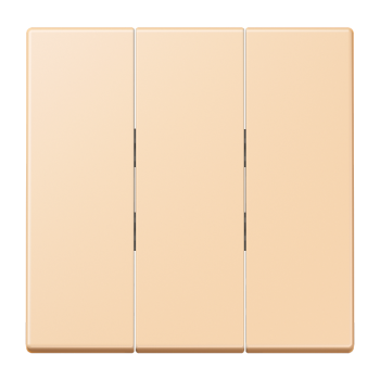 Jung LC993BF223, Wippe 3fach, Thermoplast lackiert, Serie LS, ocre