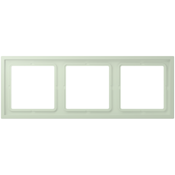 Jung LCZ983BF218, Rahmen, 3-fach, LS ZERO, vert anglâis pale