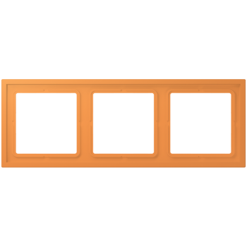 Jung LCZ983BF225, Rahmen, 3-fach, LS ZERO, orange clair