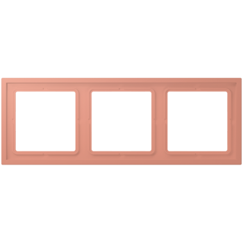 Jung LCZ983BF233, Rahmen, 3-fach, LS ZERO, l'ocre rouge moyen