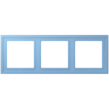 Jung LCZ983BF256, Rahmen, 3-fach, LS ZERO, bleu céruléen 59