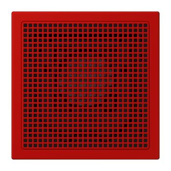 Jung LSMLC4227, Lautsprechermodul, Serie LS, rouge vermillon 31