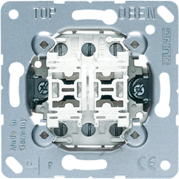 Jung 539U, Doppeltaster, 2 Wechsler, 10 A 250 V ~