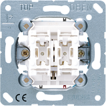 Jung 539VU, Jalousietaster 1-pol. (1 Antrieb), 10 A 250 V ~, UP