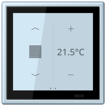 Jung LC459D1S208, KNX Raumcontroller LS TOUCH, Serie LS, outremerclair