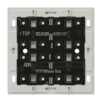 Jung 42921ST,KNX Tastsensor-Modul Universal, 2fach, F40, Secure