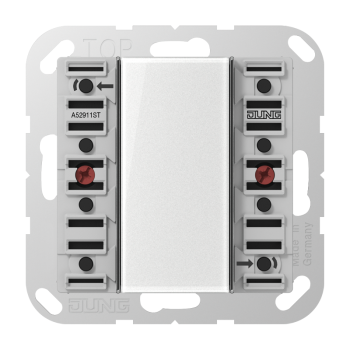 Jung A52911ST,KNX Tastsensor-Modul Universal, 1fach, F50, Serie AS/A