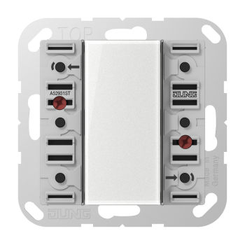 Jung A52931ST,KNX Tastsensor-Modul Universal, 3fach, F50, Serie AS/A