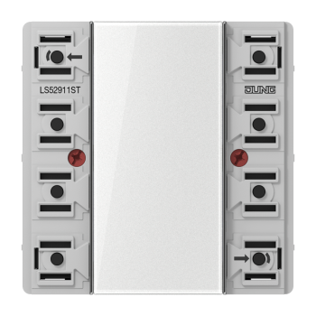 Jung LS52911ST,KNX Tastsensor-Modul Universal, 1fach, F50, Serie LS