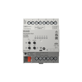 Jung 360061SR,KNX Heizungsaktor 6fach mit Regler