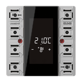 Jung LS5292D1ST,KNX Kompakt-Raumcontroller-Modul 2fach, F50 Raumkontroller, Serie LS