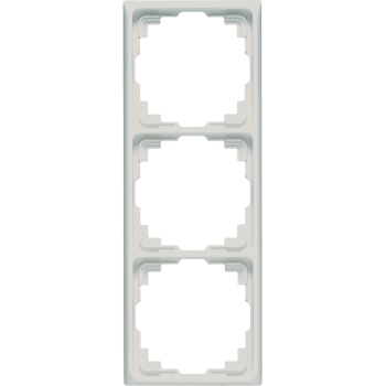 Jung CD583KLG, Rahmen für Kabelkanal-Installation 3fach, senkrechte und waagerechte Montage, Thermoplast, Kabelkanal CD, lichtgrau