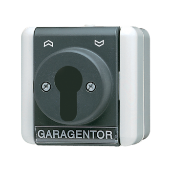 Jung 806.18W, Schlüsselschalter, Universal Aus-Wechselschalter, 1-pol., 16 AX 250 V ~, IP 44, WG 800