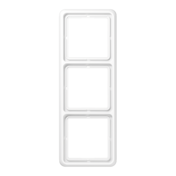 Jung CD583WUWW, Rahmen 3fach, senkrechte und waagerechte Montage, Thermoplast, CD 500, alpinweiß
