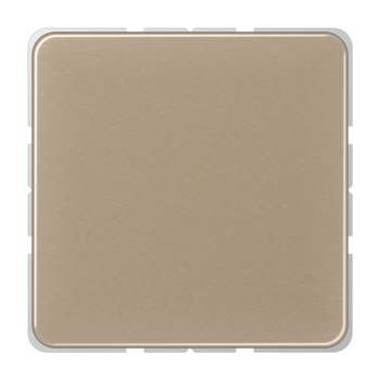 Jung CD594-0GB, Blind-Abdeckung (gerastet), Aluminium eloxiert, Serie CD, gold-bronze