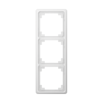 Jung CDP583WW, Rahmen 3fach, senkrechte und waagerechte Montage, Duroplast, CD PLUS, alpinweiß