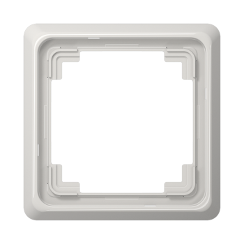 Jung CDP581LG, Rahmen 1fach, senkrechte und waagerechte Montage, Duroplast, CD PLUS, lichtgrau