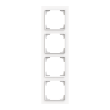 Busch Jaeger 1724-44M, Abdeckrahmen 4-fach (2CKA001754A4862)