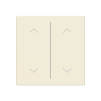 Busch Jaeger LFAW/A.2.63.11-82, Abdeckung als Wippe 2-fach mit Symbol Auf/Ab"(2CKA006199A0248)"