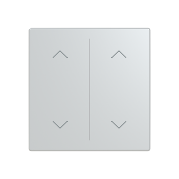 Busch Jaeger LFAW/A.2.63.11-83, Abdeckung als Wippe 2-fach mit Symbol Auf/Ab"(2CKA006199A0249)"