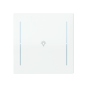 Busch Jaeger LFB/A.1.70.11-44G, Abdeckung als Taster 1-fach mit Symbol Beleuchtung"(2CKA006199A0030)"