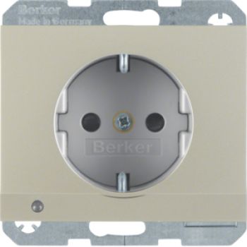 Berker 41097004, Steckdose SCHUKO m LED-OL K.5 Es