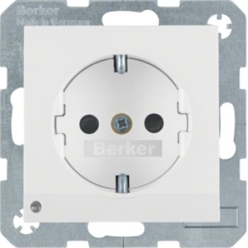 Berker 41098989, Steckdose SCHUKO m LED-OL S.1 pw