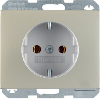 Berker 41157004, Steckdose SCHUKO K.5 Edelstahl Rostfrei