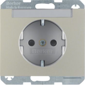 Berker 47387004, Steckdose SCHUKO m BF u. erh.BS K.5 Es