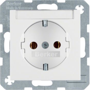 Berker 47501909, Steckdose SCHUKO m BF S.1/B.3/B.7 pw