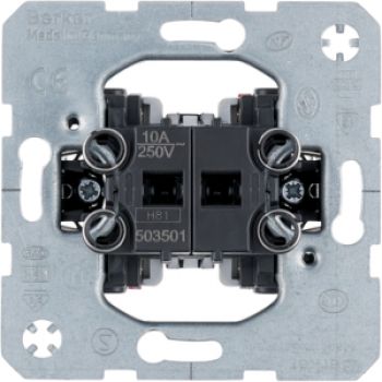 Berker 503501, Serientaster Ö-S mit getr.Klemm 10A/250V