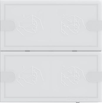 Gira 5052003,Tastsens.4 24 V 2f TS4 Weiß
