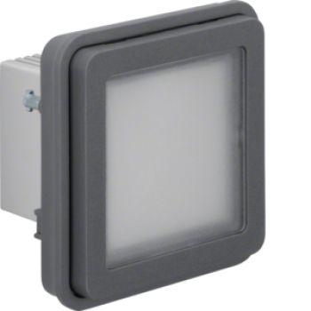 Berker 51733535, LED-Signallicht-Einsatz blau W.1 grau